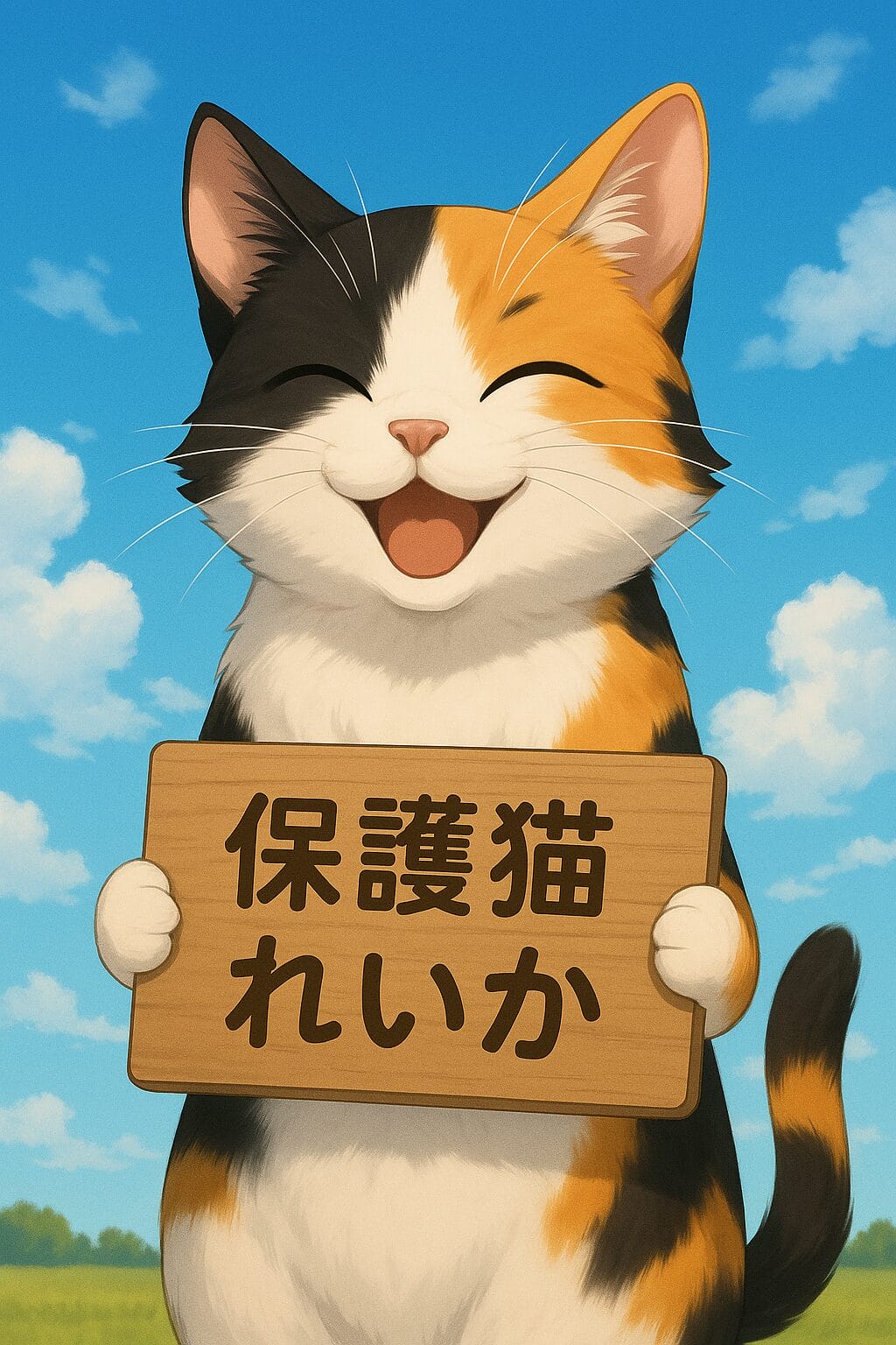 保護猫　れいか　RPGゲームの主人公
